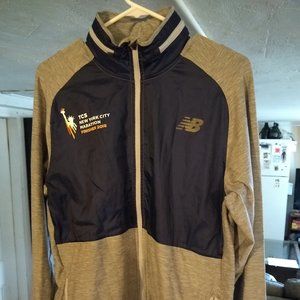 New Balance Grey/Blue New York City Marathon Hoodie Men's Medium
